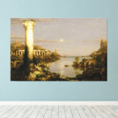 トーマス・コール – 帝国大混乱の過程 キャンバスプリント (インサイチュ (ウッドフロア))