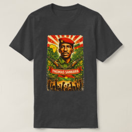 トーマス・サンカラ革命シャツ パン・アフリカンTシャツ Tシャツ