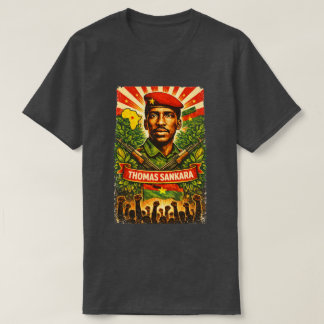 トーマス・サンカラ革命シャツ パン・アフリカンTシャツ Tシャツ