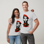 トーマス・サンカラ パン・アフリカン革命 ケンテ柄 Tシャツ (ユニセックス)