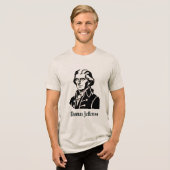 トーマス・ジェファソン トライブレンドTシャツ (正面全面)