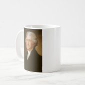 トーマス・ジェファーソンのマグ コーヒーマグカップ (正面左)