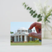 トーマス・ジェファーソンのモンティチェロ ポストカード (スタンド正面)