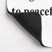 トーマス・ジェファーソンの引用文9a マウスパッド (コーナー)