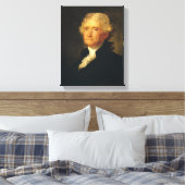 トーマス・ジェファーソンポートレート キャンバスプリント (インサイチュ (寝室))