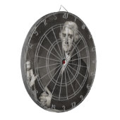 トーマス・ジェファーソンポートレート ダーツボード (正面左)