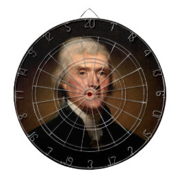 トーマス・ジェファーソンポートレート（レンブラント・ペール著） ダーツボード