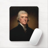 トーマス・ジェファーソンポートレート（レンブラント・ペール著） マウスパッド (マウス)