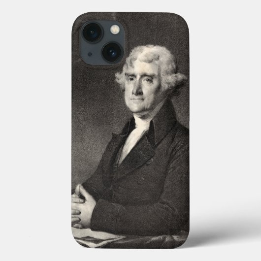 トーマス・ジェファーソンポートレート Case-Mate iPhoneケース (裏面)