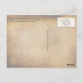 トーマス・ジェファーソン像と名言 ポストカード (裏面)