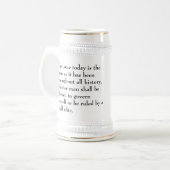 トーマス・ジェファーソン問題は今日同じです ビールジョッキ (正面左)