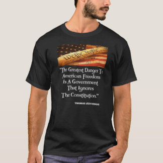 トーマス・ジェファーソン素晴らし自由クーへの危険 Tシャツ
