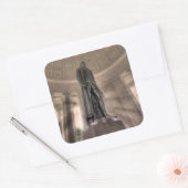 トーマス・ジェファーソン記念銅像 スクエアシール (封筒)