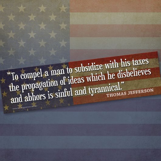 トーマス・ジェファーソン・バンパー・ステッカー バンパーステッカー