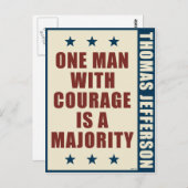 トーマス・ジェファーソン ポストカード (正面/裏面)