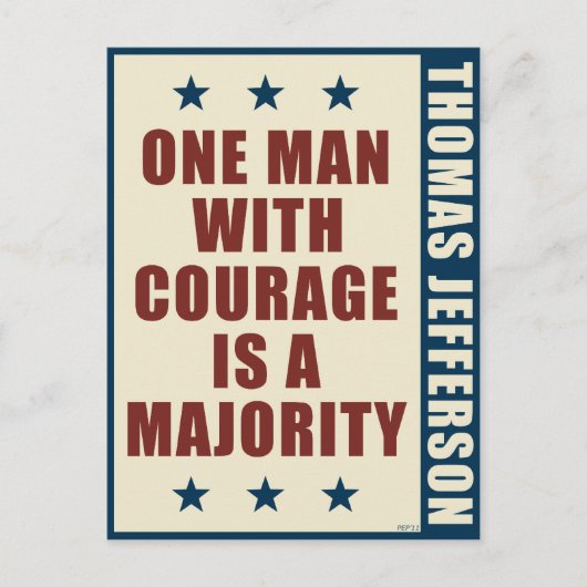 トーマス・ジェファーソン ポストカード (正面)