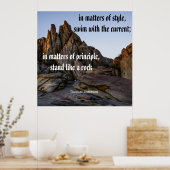 トーマス・ジェファーソン – 岩のように立つ ポスター (キッチン)