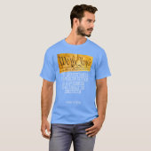 トーマス・ジェファーソン 引用 アメリカ 自由 友達 Tシャツ (正面フル)
