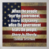 トーマス・ジェファーソン:自由vsティラニー ポスター (正面)