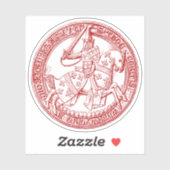 トーマス・ド・ボーシャンの中世ヘラルドライシール シール (シート)