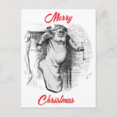 トーマス・ナストによる「A Stocking Full」(1879年) シーズンポストカード (正面)
