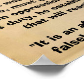 トーマス・ペイン引用文ポスター ポスター (角)