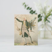 トーマス・ペイン政治漫画 ポストカード (スタンド正面)