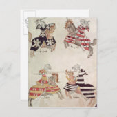 トーマス・ホームズ卿の著書『騎士』 ポストカード (正面/裏面)