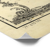 トーマス・ボーエンによる西インディの地図(1774) ポスター (角)