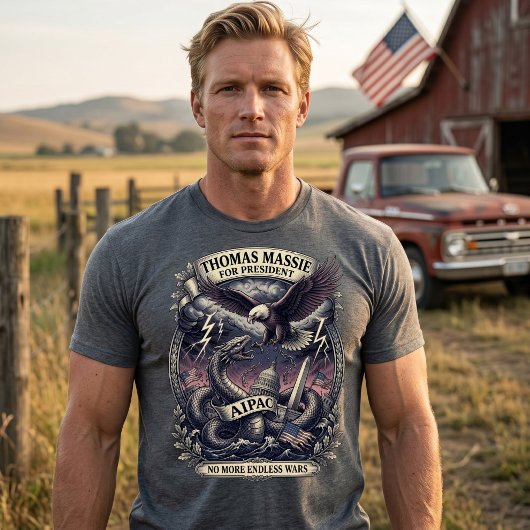 トーマス・マシー大統領2028 自由 Tシャツ