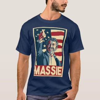 トーマス・マシー アメリカの英雄キャンペーンポスターTシャツ Tシャツ