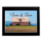 トーマス・ミヌトーロによるFarm & Barn Monthly Calendar カレンダー (カバー)