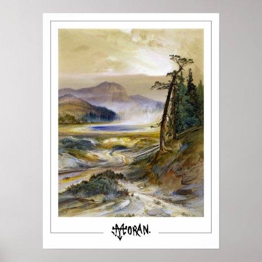 トーマス・モラン・ゼディング・アート・ポスター#4 ポスター (正面)