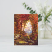 トーマス・モラン – 木の下 ポストカード (スタンド正面)