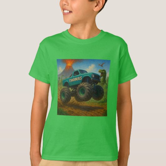 トーマス モンスタートラック Tシャツ (正面)