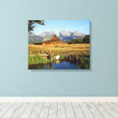 トーマス・A・モールトンバーン キャンバスプリント (インサイチュ (ウッドフロア))