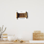 トーラもし「自分のためではない」知恵引用文ポスター ポスター (キッチン)