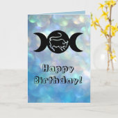 トーラスの占星術の太陽の印の(占星術の)十二宮図のバースデー・カード カード (黄色い花)