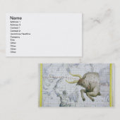 トーラスの星座は、「地図書Coeleからの2つをめっきします 名刺 (正面/裏面)