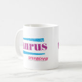 トーラスの紫色 コーヒーマグカップ (正面左)