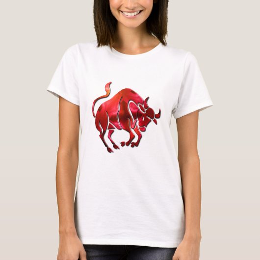 トーラスの記号の女性Tシャツ Tシャツ (正面)
