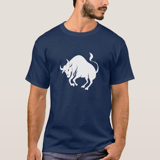 トーラスの(占星術の)十二宮図のピクトグラムのTシャツ Tシャツ (正面)