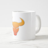 トーラスの(占星術の)十二宮図の印 ジャンボコーヒーマグカップ (正面右)