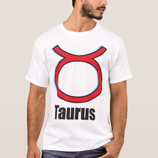 トーラスの(占星術の)十二宮図の印 Tシャツ (正面)