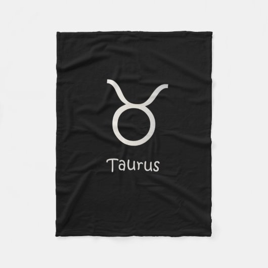 トーラスの(占星術の)十二宮図の20の4月5月20日占星術 フリースブランケット (正面)