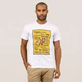 トーラスのwordcloudのワイシャツ tシャツ (正面フル)