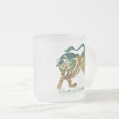 トーラス及び蠍座の占星術のマグ フロストグラスマグカップ (正面右)