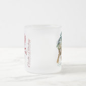 トーラス及び蠍座の占星術のマグ フロストグラスマグカップ (中央)