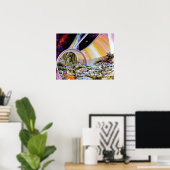 トーラス宇宙ステーションハビタットコロニーアーティストコンセプト ポスター (ホームオフィス)