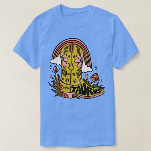 トーラス・カウボーイ・ブーツ Tシャツ (デザイン正面)